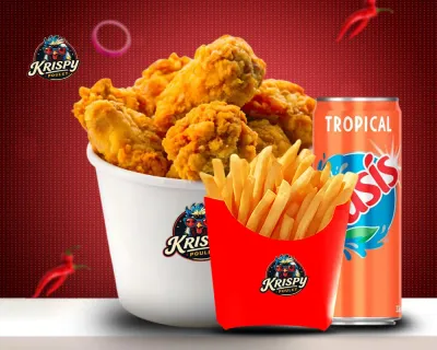 Menu Hot Wings (6Pcs)