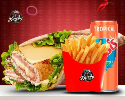 Menu Naan Cordon Bleu